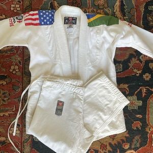 Atama Brazilian Jiu-Jitsu Gi A1 USA And Brazil Flag